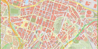 Mappa stradale di Auckland