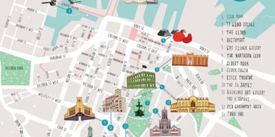 Auckland city passeggiate mappa