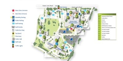Mappa di Middlemore hospital